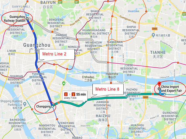 Логістика поїздки до Гуанчжоу: де жити і як добиратися до Pazhou Complex